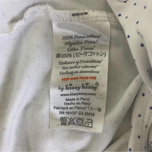 Kissy Kissy Floral Embroidered Footie - 3-6M - Picture 5 of 5